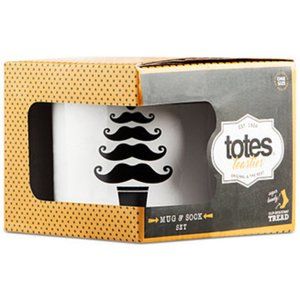 NWT 🎄Totes Men's Mug & Socks Gift Set - tree